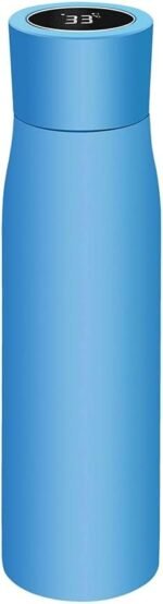 Vacuum-Insulated Stainless Steel Travel Mug Insulation Cup LED Display Temperature Reminder to Drink Water Portable Smart Insulation Cup 500ML (Color : Pink) (Blue) - Image 2