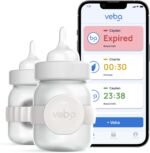 Veba Smart Baby Bottle Monitor® [AS SEEN ON Shark Tank], Smart Milk Tracker, Baby Feeding Essentials, Track Breast Milk & Formula Expiration, Temperature Monitor, Feeding Log, App Control - Image 2