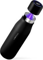 Vsitoo Self Cleaning Water Bottle - 15oz Stainless Steel, AI Self-Clean, 30-Day Battery, Magnetic Charging, BPA-Free for Travel/Gym/Office, No App Needed - Image 2