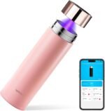 Vsitoo Smart self cleaning Insulated Water Bottle, 15oz Stainless Steel Vacuum Flask, AI Self-Clean, 30-Day Battery Life, BPA-Free, Magnetic Charging, Portable Travel Mug Gifts for Men Women, Pink - Image 2