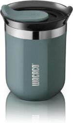 WACACO Octaroma Classico Vacuum Insulated Coffee Mug, Double-wall Stainless Steel Travel Tumbler With Drinking Lid, 6 fl oz (180ml), Cadet Blue - Image 2