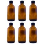 WFMed Amber Glass Bottle 4oz w/Lid (6 pcs) - Image 2
