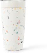 W&P Porter Insulated Tumbler 20 oz | No Metallic Aftertaste Ceramic Coated for Water, Coffee, & Tea | Wide Mouth Vacuum Insulated | Dishwasher Safe, Cream Terrazzo - Image 2