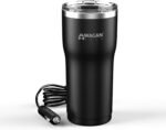 Wagan EL6101 12V Travel Car Heated Mug Portable 16oz Stainless Steel Anti-Spill Lid Slip Resistant Base Car Coffee Warmer Coffee Cup USB–C PD20W 12V DC (Black) - Image 2