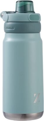 Water Bottle - Stainless Steel Double Wall Vacuum Insulated Water Bottle - Keeps Cold for 24 Hours & Hot for 12 Hours, Leak-Proof & BPA-Free - 18oz - Image 2