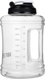 Water Bottle with Handle 2.5L Large Sports Water Bottle Half Gallon BPA Free Plastic Water Bottles Wide Mouth Water Bottle 83oz Reusable Gym Water Jug for Home Drinking Outdoor Sports Hiking Fitness - Image 2