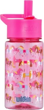 Wildkin Kids 16 Oz Water Bottle – BPA-Free Tritan, Leak-Proof Lid, Durable & Easy to Clean - Horses - Image 2