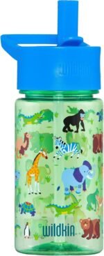Wildkin Kids 16 Oz Water Bottle – BPA-Free Tritan, Leak-Proof Lid, Durable & Easy to Clean - Wild Animals - Image 2