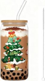 XSIEDVP Christmas Gift Tumbler with Lid, 16oz acrylic Christmas Cup, Personalized Name Gift Idea for Kids, Teen, Best Friend, Stocking Stuffer - Image 2