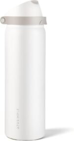 Xtusimple 32 oz Stainless Steel Water Bottle with Straw, 2-in-1 Sip and Chug Lid, Triple Walled Vacuum Insulated Metal, Leakproof, BPA Free for Travel, School, Hiking, Gym, White - Image 2