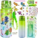 YOFUN Decorate Your Own Dinosaur Water Bottle for Boys,Dinosaur Arts and Crafts for Kids, Dinosaur Toys for Boys Birthday, Christmas, Ages 3-4-6-8 (Dinosaur Theme) - Image 2