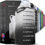 YOU GOT THIS LIVING Motivational Water Bottle with Straw & Handle,One Gallon Water Bottle 128 oz/3.8L,Reusable Water Jug, Achieve All-Day Hydration SpillProof, BPA FREE - Image 2