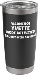 YVETTE Personalized Women's Gift Custom YVETTE Stainless Steel Insulated Tumbler - Image 2