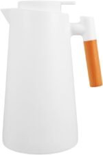 Yardwe 1L Thermal Pot Double Wall Vacuum Insulated Carafe with Wood Handle Small Insulated Carafe for Hot or Cold Drinks Keep Warm Bottle for Coffee Tea - Image 2