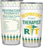 ZAHUOMUG Respiratory Therapist Gifts Tumbler,RT Week Gifts,Gift for Rt On Respiratory Care Week,Travel Coffee Tumbler Mug 20oz - Image 2