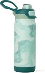 ZULU Powerfill Pro 18oz Kids Stainless Steel Water Bottle with Quick Fill Lid, Triple Wall Vacuum Insulated, Leak Proof Locking Lid, Sip & Chug, Reusable, BPA Free, Dishwasher Safe, Green Camo - Image 2