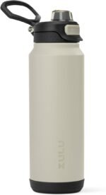 ZULU Powerfill Pro 32oz Stainless Steel Water Bottle with Quick Fill Lid, Triple Walled Vacuum Insulated Metal, Leak Proof Locking Lid, Sip and Chug, Reusable BPA Free, Ash - Image 2