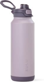 ZULU Powerfill Pro 40oz Stainless Steel Water Bottle with Quick Fill Lid, Triple Walled Vacuum Insulated Metal, Leak Proof Locking Lid, Sip and Chug, Reusable BPA Free, Amethyst - Image 2