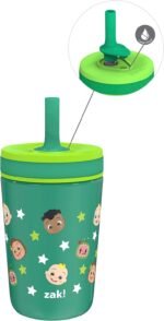 Zak Designs CoComelon Kelso Toddler Cups For Travel or At Home, 12oz Vacuum Insulated Stainless Steel Sippy Cup With Leak-Proof Design is Perfect For Kids (JJ, Cody, Nina) - Image 2