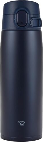 Zojirushi SM-VA60-AD Water Bottle, One-Touch Stainless Steel Mug, Seamless, 20.3 fl oz (600 ml), Navy - Image 2