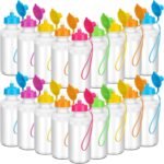 Zubebe 36 Pcs Sports Water Bottles Bulk Squeeze Reusable Bpa-free Plastic Water Bottles End of the Year Gifts Summer Gifts for Students Travel Hiking Cycling Sport Event Team Gift - Image 2