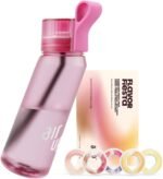 air up® water bottle (22 oz) for school, sports, gym | includes 5 scent pods & straw | flavored bottle in hot pink – also for kids, boys, girls | no calories, sugar-free and suitable for carbonation - Image 2