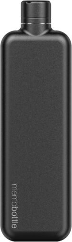 memobottle SLIM Stainless Steel BLACK - Image 2