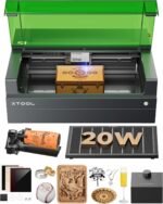 xTool S1 20W Laser Cutter and Laser Engraver for Tumblers, 23.93" x 15.16" Bed Size, 600mm/s Speed, Laser Engraving Machine, Laser Engraver for Wood and Metal, Acrylic, Big Project - Rotary Bundle - Image 2