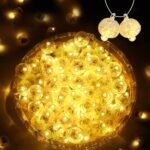 100PCs Mini Led Lights,Led Balloons Light for Party Decorations Neon Lights for Paper Lantern Easter Eggs Birthday Party Halloween Christmas Decoration(Glow steadily Warm White) - Image 2