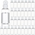100Pack 1.7oz/50ml Plastic Empty Squeeze Bottles with Flip Cap Hand Sanitizer Bottle small travel Size bottles Refillable Container for Shampoo Lotion Cream Body Soap Baby Shower Wedding Party Favors - Image 2