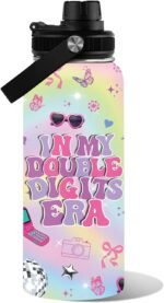 10th Birthday Gifts for Girl, Happy 10 years old Birthday Giftsfor Girls 32oz Travel Bottle, In My 10th Birthday Era Tumbler for Daughter, Niece, Granddaughter, Turning 10 Bday Gift for Her - Image 2