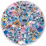 120pcs Cute Stitch Cartoon Stickers for Kids Water Bottle, Cool Lilo Stitch Waterproof Vinyl Stickers for Teen Girl Laptop Skateboard Bike Guitar Laggage Bicycle Travel Case - Image 2