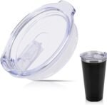 16oz Replacement Lid for Corkcicle Tumbler,Double Sealing Spill Proof Replacement Top Compatible with 16 oz Cork cicle Travel Coffee Mug,2.9in Drink Cup Lids Fit for Corkcicle Water Bottle - Image 2