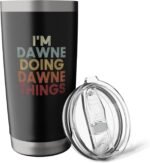 Dawne Name Dawne Personalized Name First Given Stainless Steel Insulated Tumbler - Image 4