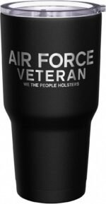 We The People Holsters - Air Force Veteran - Air Force Travel Mug - American Flag Coffee Travel Mug - Veterans Day Tumbler - Double Insulated Tumbler - 30 oz - Image 3