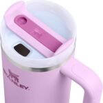 STANLEY Quencher H2.0 Tumbler with Handle and Straw 30 oz | Flowstate 3-Position Lid | Cup Holder Compatible for Travel | Insulated Stainless Steel Cup | BPA-Free | Soft Orchid - Image 3