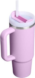 STANLEY Quencher H2.0 Tumbler with Handle and Straw 30 oz | Flowstate 3-Position Lid | Cup Holder Compatible for Travel | Insulated Stainless Steel Cup | BPA-Free | Soft Orchid - Image 4