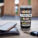 MACKENZIE Personalized Women's Gift Custom MACKENZIE Stainless Steel Insulated Tumbler - Image 5