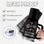 Gifts for Music Lovers, 40 Oz Without Music Life Would B Flag Tumbler with Handle & Straw, Piano Gift for Man, Stainless Steel Song Tumbler, Gifts for Thanksgiving Christmas, 1 PCS - Image 3