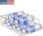 iDesign Water Bottle Organizer for Fridge or Pantry - Clear - Made in USA - Image 3