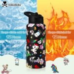 Tokidoki Unicorno Bottle 32oz Insulated Stainless Steel Water Bottle Reusable Vacuum Insulated Water Bottle Tumbler with Leak Proof Flip Bottle for Travel Office Gym (denim daze) - Image 4
