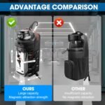 Nodfens Magnetic Gym Bag for Men and Women, Upgraded Small Gym Bag with Hook and Clear Design Phone Bag, Magnetic Water Bottle Holder with Adjustable Strap - Image 3