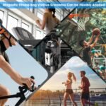 Nodfens Magnetic Gym Bag for Men and Women, Upgraded Small Gym Bag with Hook and Clear Design Phone Bag, Magnetic Water Bottle Holder with Adjustable Strap - Image 5