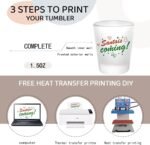 YOUKE OLA 72 Pack Sublimation Shot Glasses Cups with Heavy Base Sublimation Blanks Cute Shot Glass Tumbler Bulk for Heat Press, Personalized Gift, Wedding, Party, 1.5oz Frosted - Image 4
