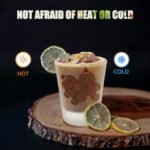 YOUKE OLA 72 Pack Sublimation Shot Glasses Cups with Heavy Base Sublimation Blanks Cute Shot Glass Tumbler Bulk for Heat Press, Personalized Gift, Wedding, Party, 1.5oz Frosted - Image 6