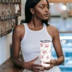 Pig Gift for Women Pig Gifts for Swine Lovers Birthday Gifts for Girls Swine Tumbler With Lid and Straw -Cup 20oz Insulated Stainless Steel Skinny Tumbler Travel Coffee Mug - Image 3