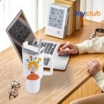 Joyclub 8 Pack 40 OZ Sublimation Tumblers with Handle Blank Insulated Large Tumbler Bulk, Coffee Travel Cups Stainless Steel Travel Mug for Diy Craft Heat Press Print - Image 8