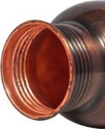 ANCIENT IMPEX Pure Copper Water Bottle 950 ml (Retro Finish with Etching Pattern) | Premium Ayurvedic Copper Bottle for Health Benefits | Leak-Proof, Joint less & Eco-Friendly Drinking Bottle. - Image 3