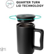 Simple Modern Tumbler Lid with Straw | Reusable Replacement ONLY Fits Stainless Steel Trek Travel Mug Iced Coffee Cup Water Bottle | Trek Collection | Sea Glass Sage - Image 4