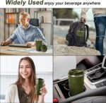 Personalized Coffee Mug, Custom Tumbler with Name Text Logo Vacuum Insulated Coffee Mug Spill Proof Reusable Coffee Travel Mug for Keep Hot/Ice Coffee, Tea, and Beer,Pink - Image 6